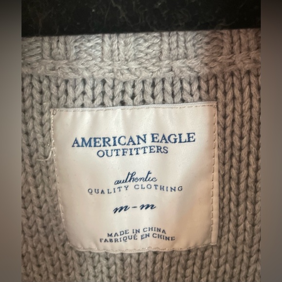 American Eagle cropped zip cardigan - Picture 2 of 4